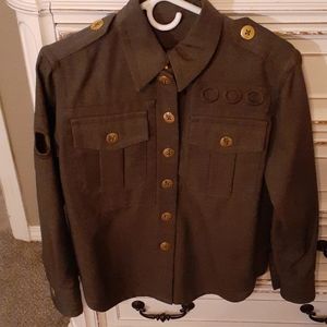 Marc Jacobs Melange Suiting Military Jacket